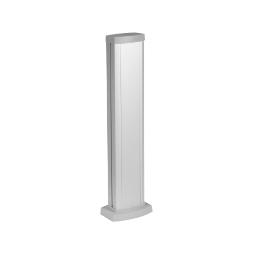 Универсальная мини-колонна алюминиевая с крышкой из алюминия 1 секция, высота 0,68 метра, цвет алюминий | код 653104 |  Legrand